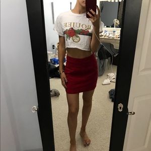 red skirt